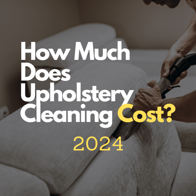 How Much Does Upholstery Cleaning Cost?(2024)